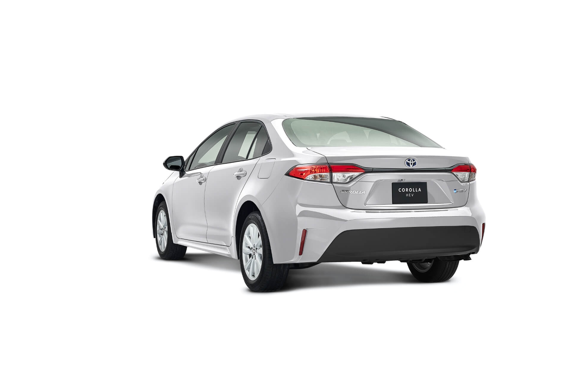 Vista trasera de Toyota Corolla HEV
