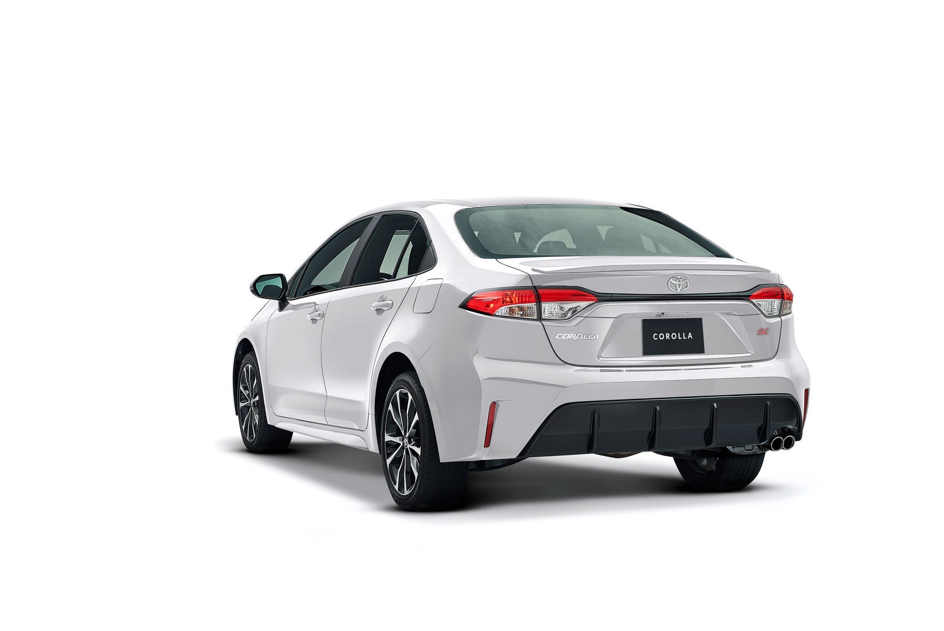 Vista trasera de Toyota Corolla