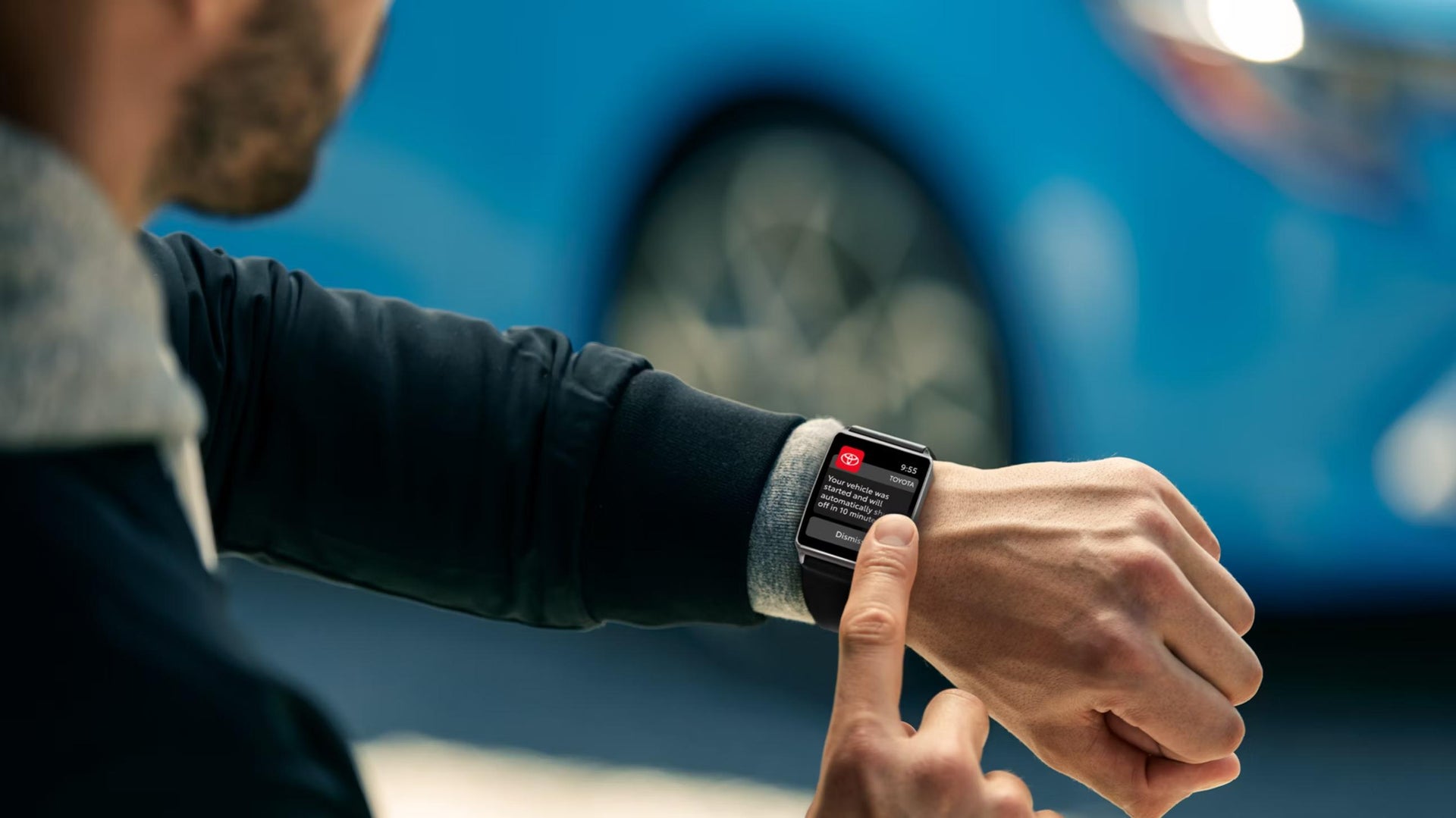 Servicios conectados Toyota en smartwatch