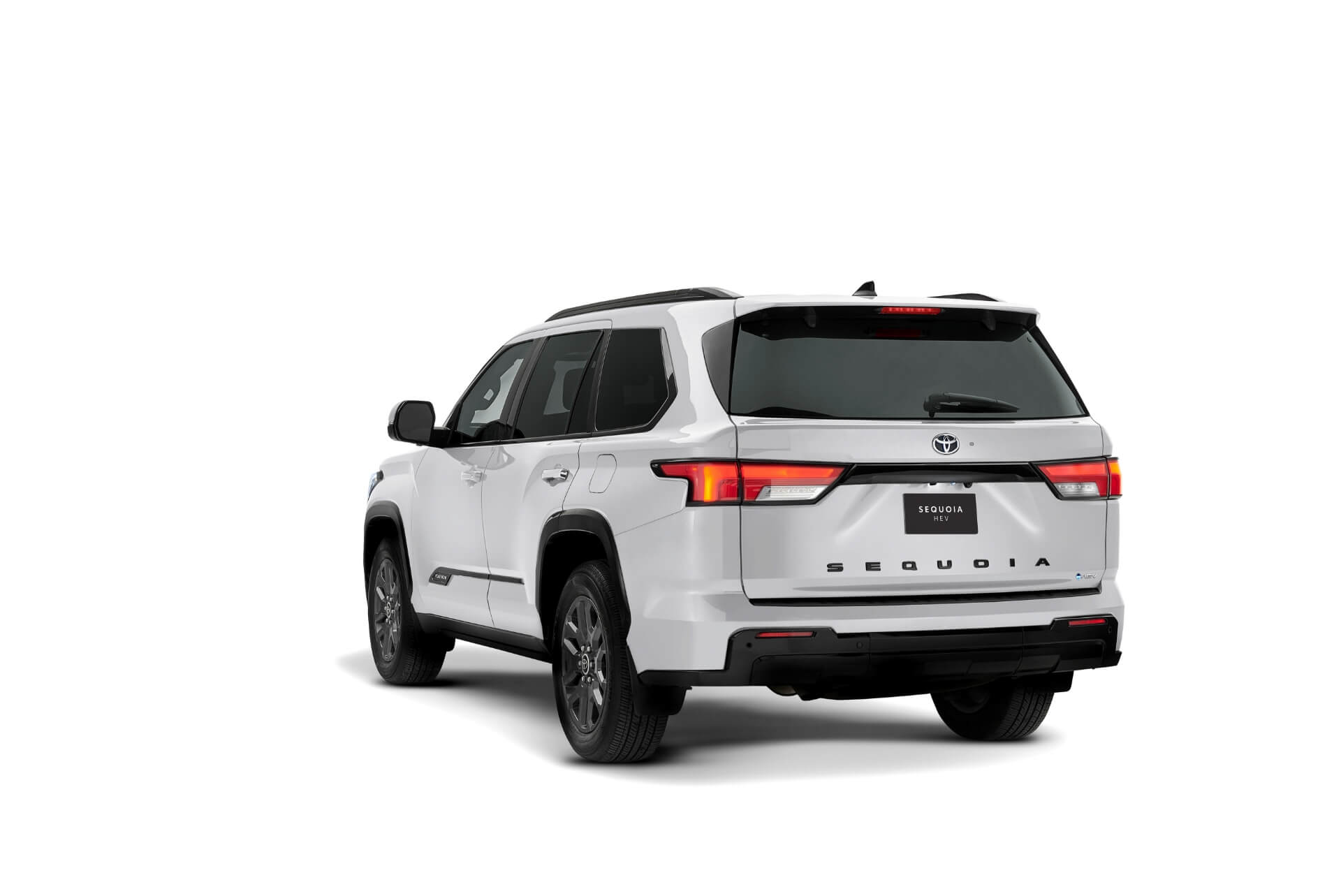 Vista trasera de Toyota Sequoia HEV