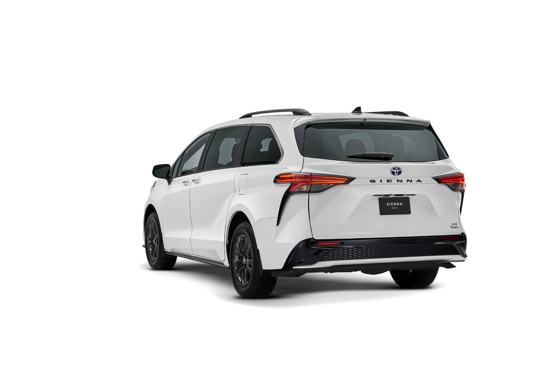 Vista trasera de Toyota Sienna HEV