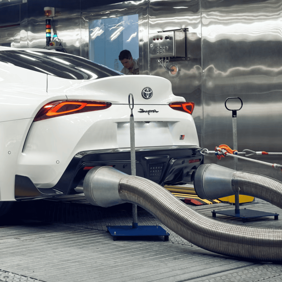 Toyota Supra en pruebas de rendimiento