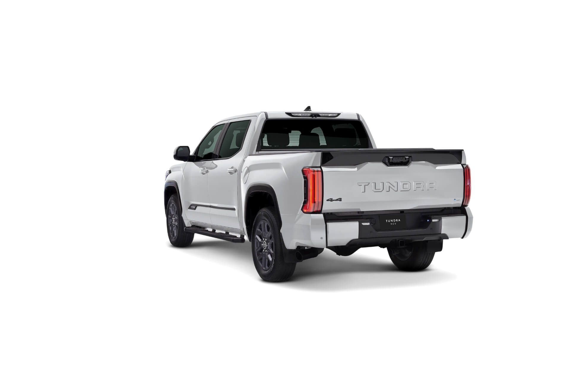 Vista trasera de Toyota Tundra HEV